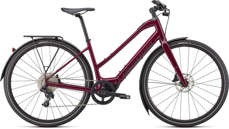 2023 Specialized Turbo Vado SL 4.0 Step Thru EQ eBike in Raspberry-1