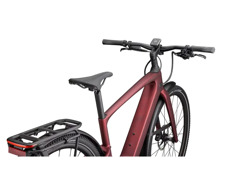 Specialized Turbo Vado SL 2 6.0 EQ Carbon E-City Bike In Satin Red Sky/Red Onyx Frost-3
