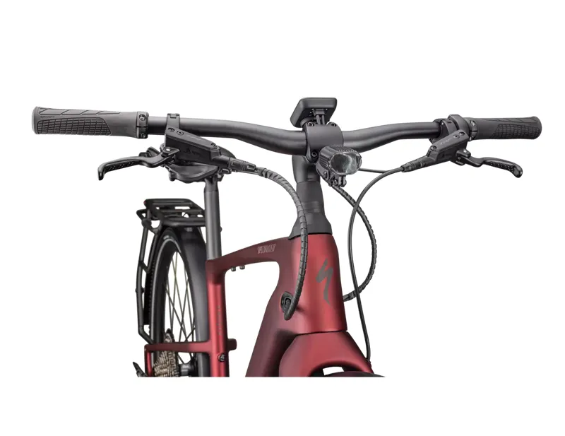 Specialized Turbo Vado SL 2 6.0 EQ Carbon E-City Bike In Satin Red Sky/Red Onyx Frost-4