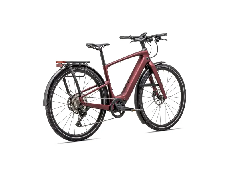 Specialized Turbo Vado SL 2 6.0 EQ Carbon E-City Bike In Satin Red Sky/Red Onyx Frost-2