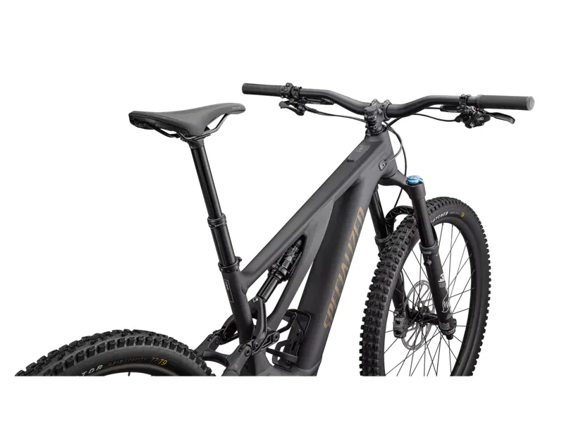 Specialized Turbo Levo Comp Alloy E-Mountain Bike In Satin Midnight Shadow/Harvest Gold Metallic-1