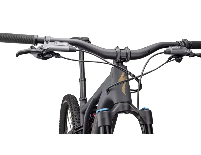 Specialized Turbo Levo Comp Alloy E-Mountain Bike In Satin Midnight Shadow/Harvest Gold Metallic-2