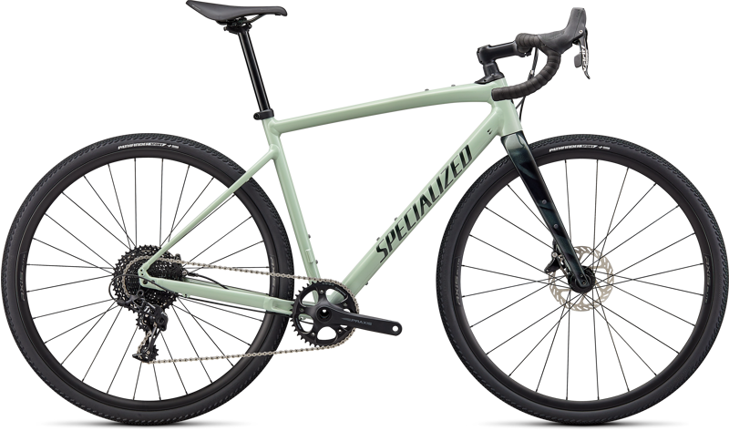 2023 Specialized Diverge Comp E5 in Spruce Green and Black