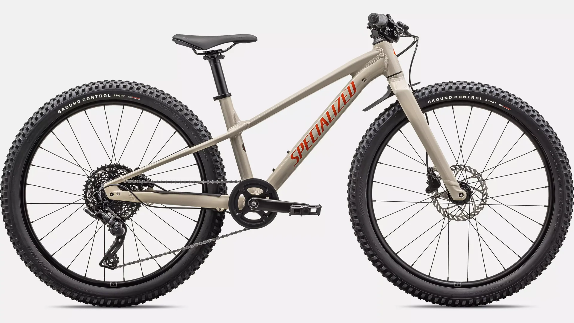 2025 Specialized Riprock 24 Kids Mountain Bike WhiteMTN AMBRGLW
