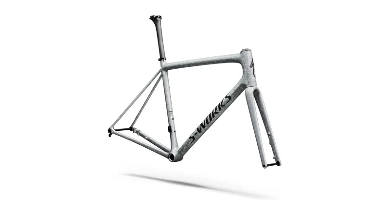 Specialized S-Works Aethos 2 2026 Frameset Gloss Silver Blurred Impasto-1