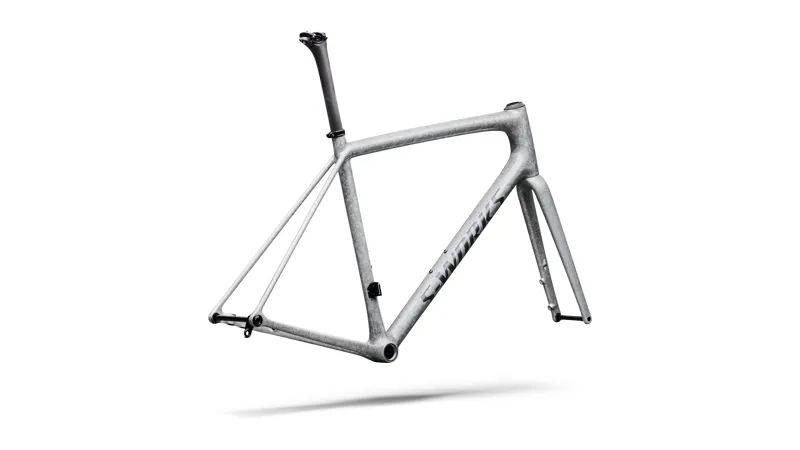 Specialized S-Works Aethos 2 2026 Frameset Gloss Silver Blurred Impasto-2