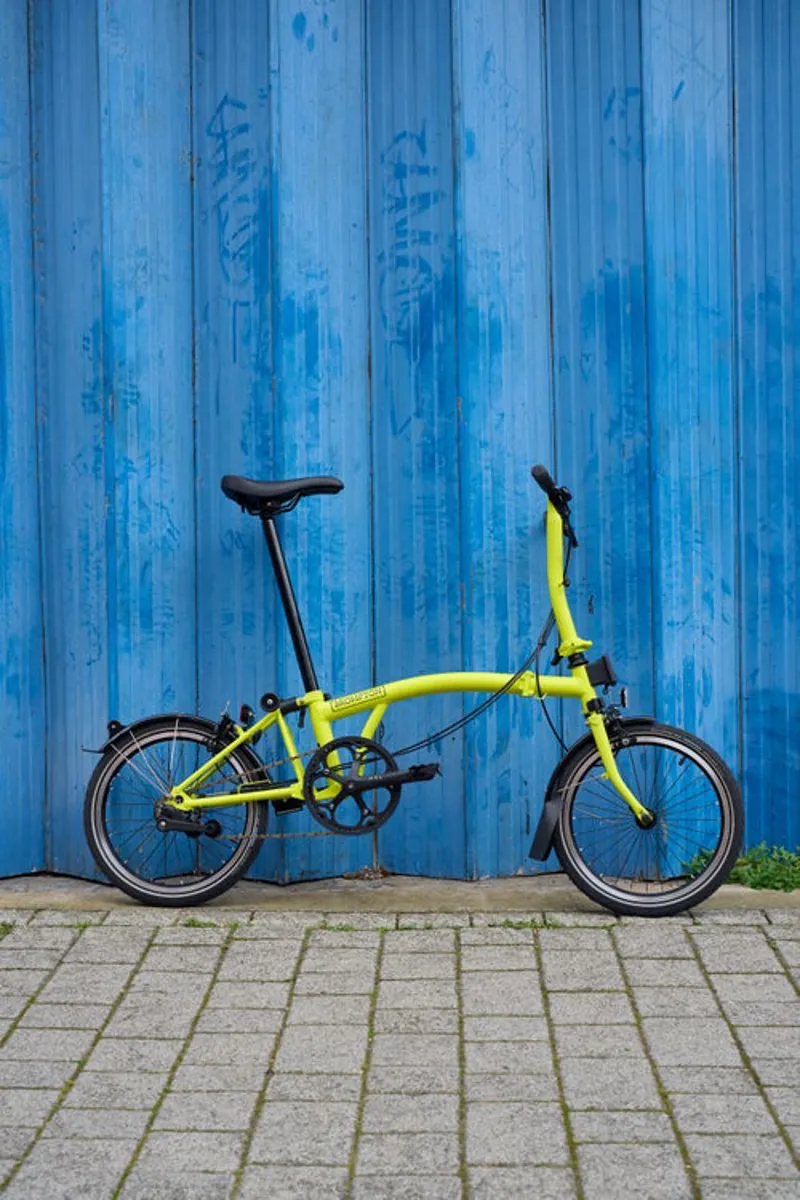 2024 Brompton C Line Urban Folding Bike in Matcha Green