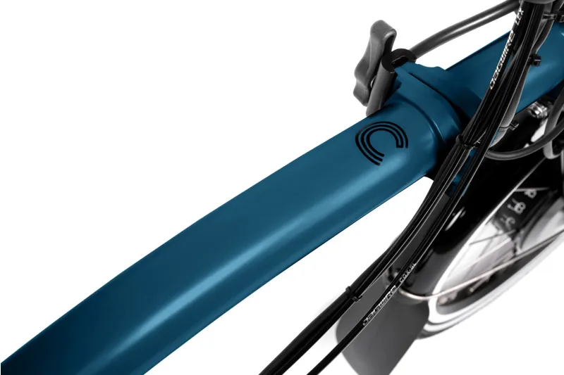 Brompton Electric C Line with Roller Frame - 4 Speed in Ocean Blue-7
