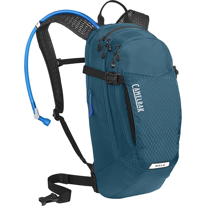 Camelbak M.U.L.E. 12L Hydration Pack With 3L Reservoir in Moroccan Blue