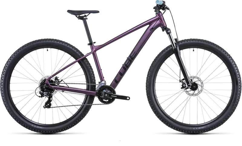 2022 Cube Access WS Mountain Bike in Deep Violet and Purple
