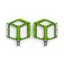 Cube Acid Flat A1-CB Pedals in Green