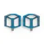 Cube Acid A3-ZP Flat Pedals in Blue