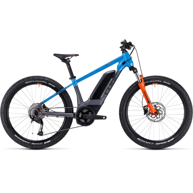 2023 Cube Acid 240 Rookie Pro 400 eBike in Action Team Blue