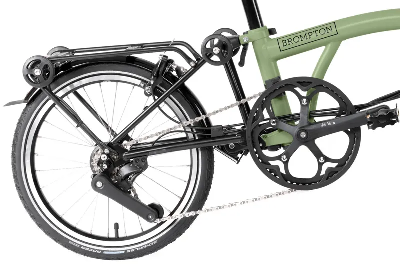 2024 Brompton C Line Folding Bike in Matcha Green-7