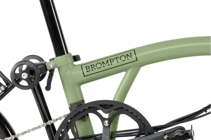 2024 Brompton Electric C Line with Roller Frame - 4 Speed Matcha Green-6
