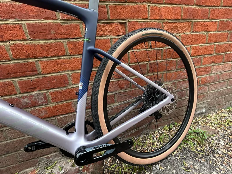Specialized Crux 5 Comp Gravel Bike - SRAM Rival XPLR Ahyst Frost/ Marine/Shadow Silver-9