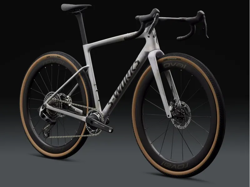 Specialized S-Works Crux 5 Gravel Bike - SRAM RED XPLR Silver/Ahyst Frost/Nebula-1