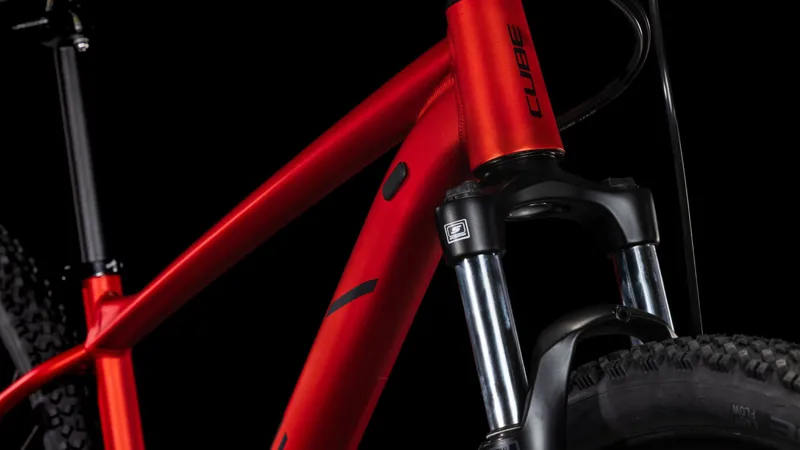 2025 Cube Aim Pro Mountain Bike Fire Orange Black -6