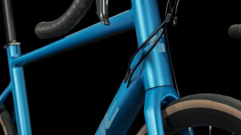 Cube Attain Race Road Bike in Blue and Spectral-1