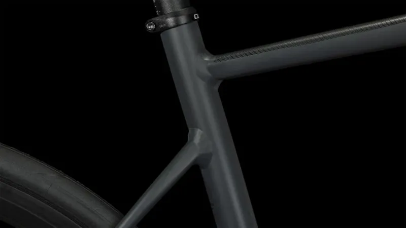 Cube Attain SLX Road Bike in Grey and Black-3