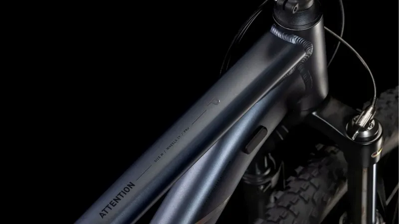 2025 Cube Attention Pro Mountain Bike in grey and black-1