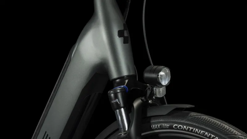 Cube Supreme Hybrid Pro 625 eBike in Flash Grey and Black EE Extra Small-2