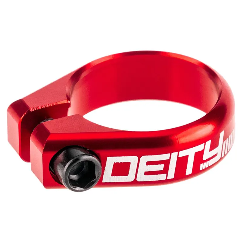 Deity Circuit Alloy Seatpost Clamp in Red