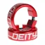Deity Alloy Grip Clamps in Red