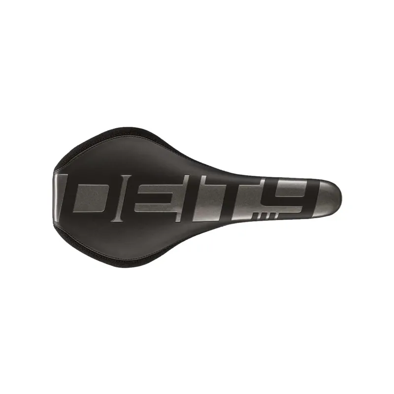 Deity Speedtrap AM Cromo Saddle in Black and Stealth Grey