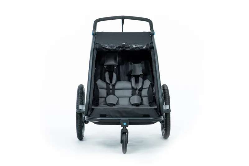 Cube Kids CMPT Double Trailer in Black and Blue-1