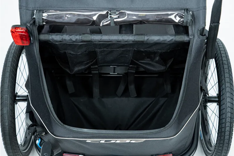 Cube Kids CMPT Double Trailer in Black and Blue-2