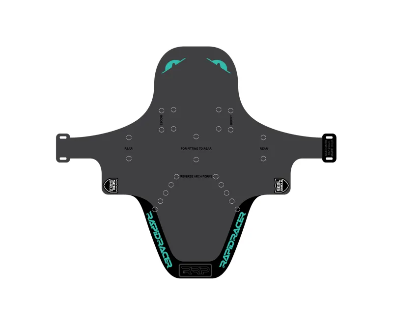 RRP Enduro Guard v7 Standard in Black and Turquoise