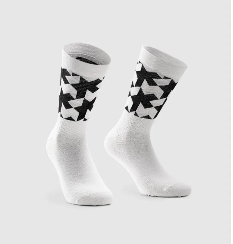 Assos Monogram Evo Socks in Holy White