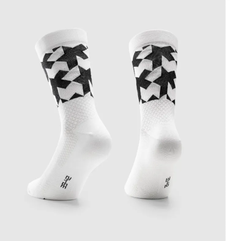 Assos Monogram Evo Socks in Holy White-1