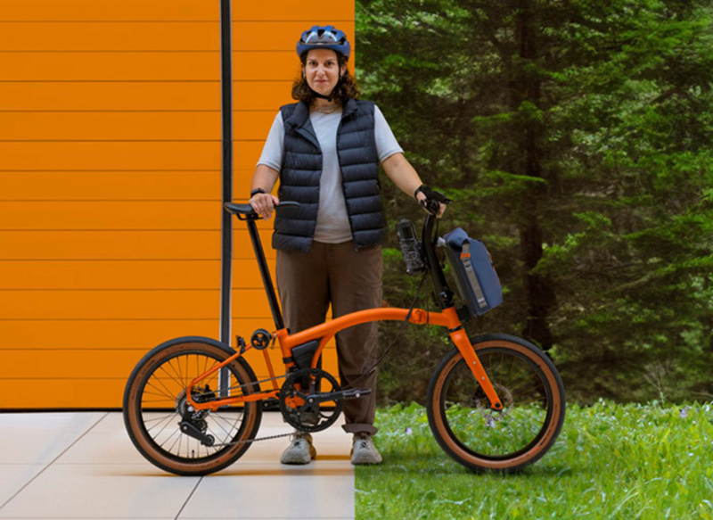 Brompton G Line with Roller Frame Orange small-4