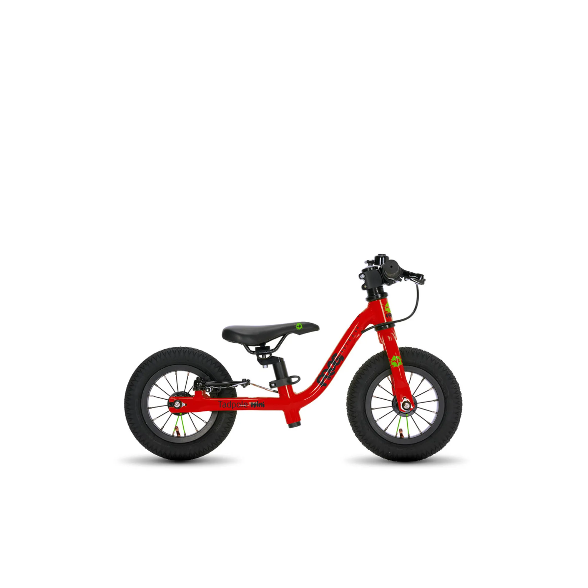 Frog Tadpole Mini Kids 12 Inch Balance Bike For Ages 1 2 in Red