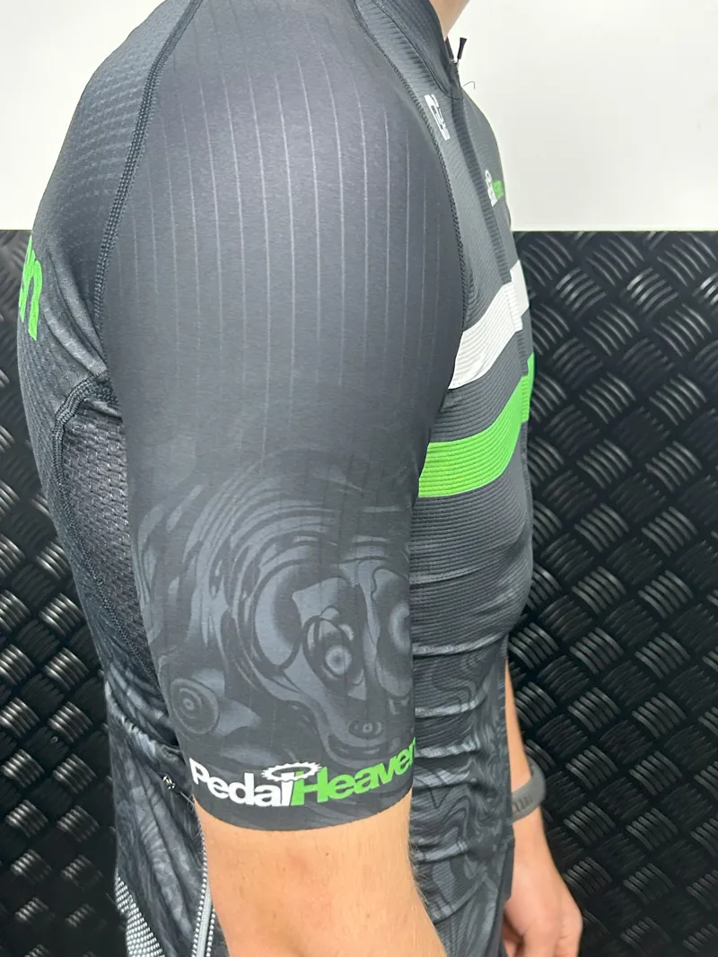 Pedal Heaven Mens Short Sleeved Jersey - Black-2