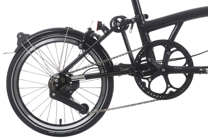 2024 Brompton P Line Folding Bike in Midnight Black-4