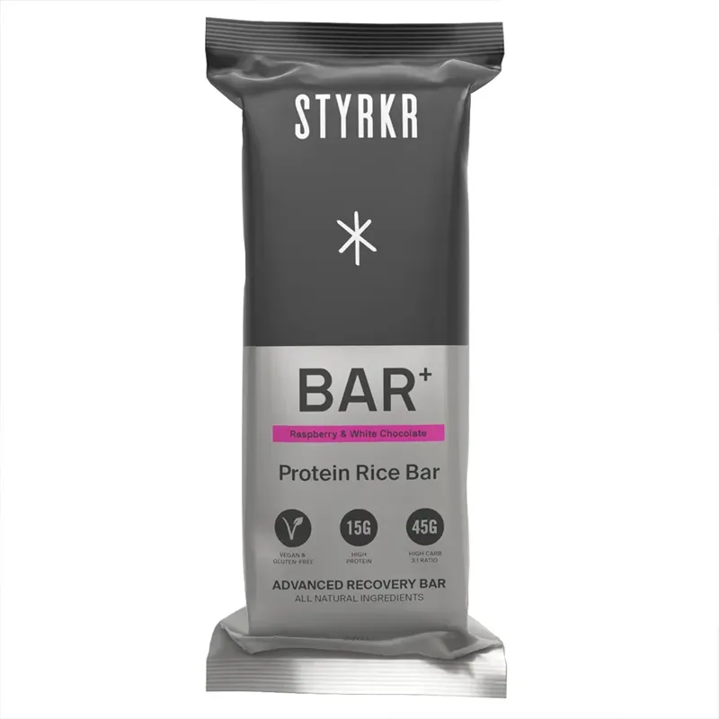 Styrkr Bar+ Raspberry and White Chocolate Protein Bar 
