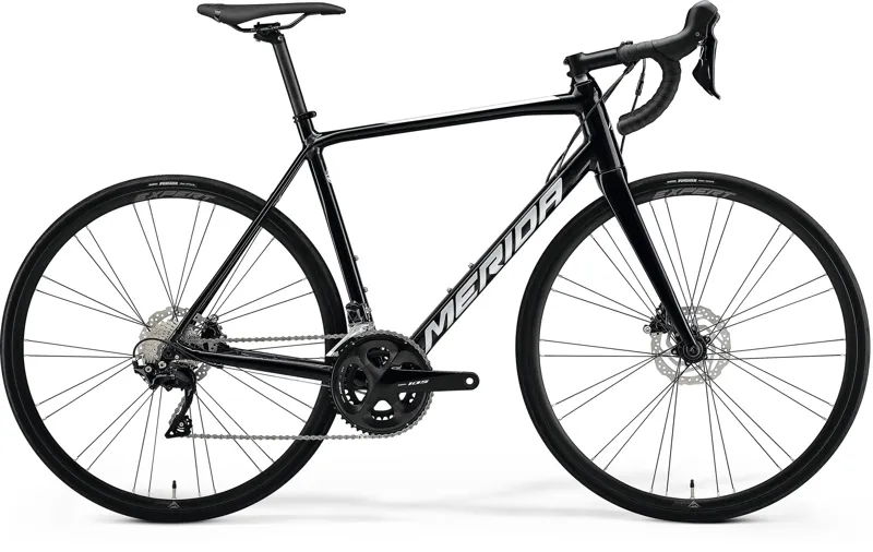 2023 Merida Scultura 400 Alloy Road Bike in Black and Silver