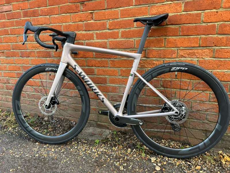 Specialized S-Works Tarmac SL8 SRAM Force Viavi Red Gold Over Silver/ Obsidian 56-7