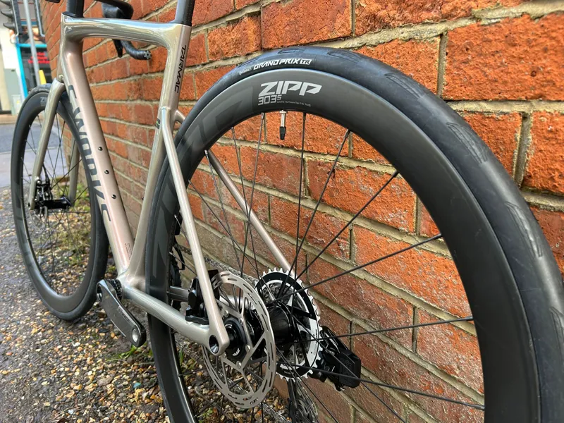 Specialized S-Works Tarmac SL8 SRAM Force Viavi Red Gold Over Silver/ Obsidian 56-8