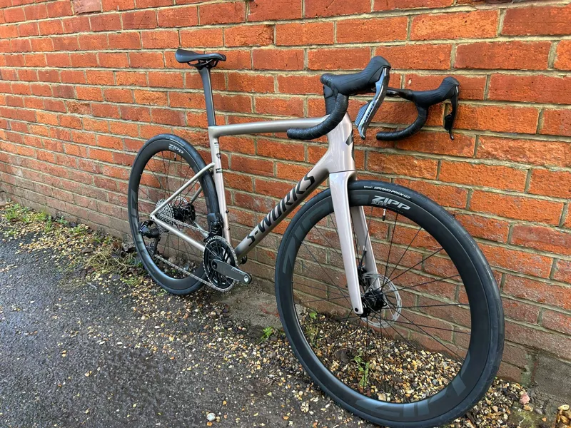 Specialized S-Works Tarmac SL8 SRAM Force Viavi Red Gold Over Silver/ Obsidian 56-1