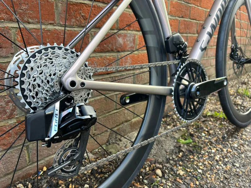 Specialized S-Works Tarmac SL8 SRAM Force Viavi Red Gold Over Silver/ Obsidian 56-3