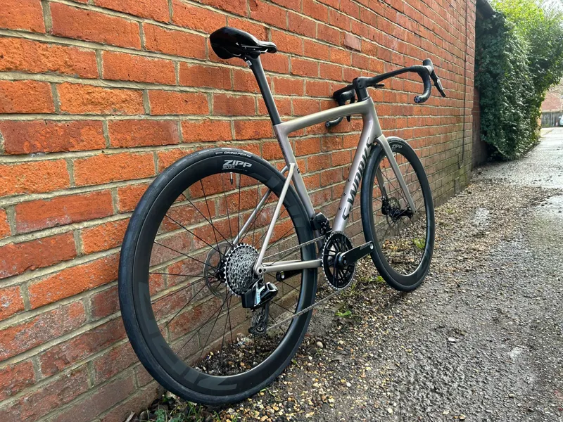 Specialized S-Works Tarmac SL8 SRAM Force Viavi Red Gold Over Silver/ Obsidian 56-6