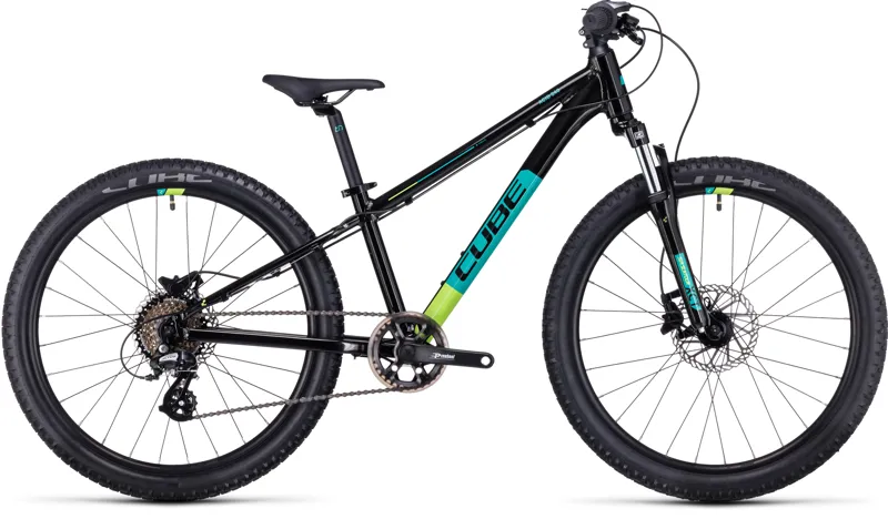 Cube bike on sale black and green
