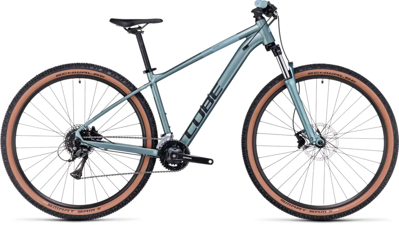 2023 Cube Access WS EXC Mountain Bike in Eucalyptus and Black