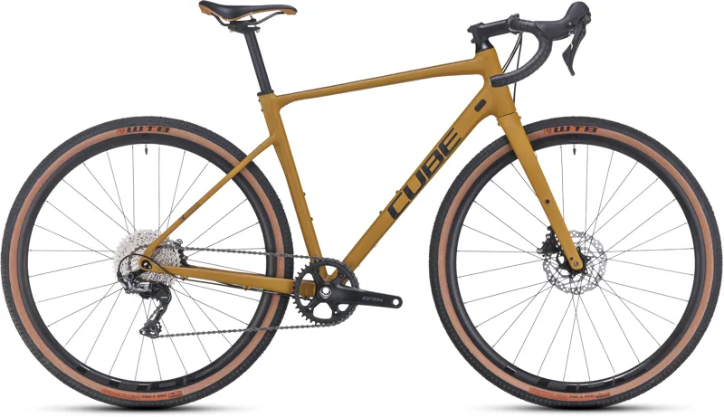 2023 Cube Nuroad EX Gravel Bike In Caramel and Black