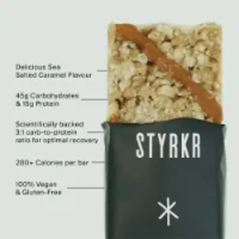 Styrkr Bar+ Sea Salted Caramel Protein Bar -3