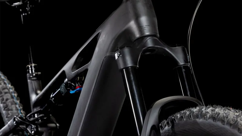 Cube Stereo Hybrid One44 HPC Race eMountain Bike in Blackline-1